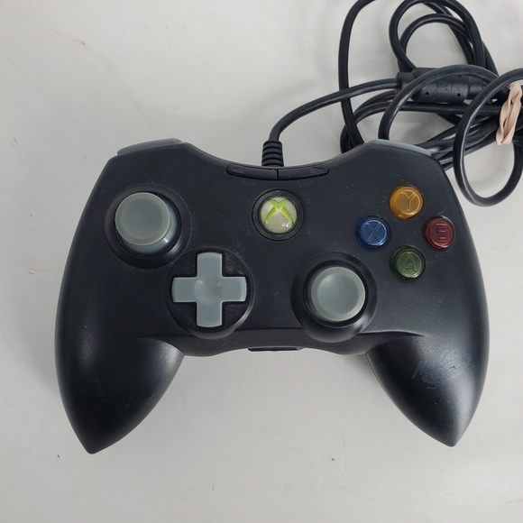 Gamestop Mad Catz Xbox 360 Wired Controller Game Pad 4716 Black No Dongle - Picture 4 of 6